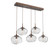 Nebula LED Pendant in Burnished Bronze (404|PLB0068-05-BB-GC-C01-L3)