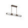 Ledgestone LED Linear Dining in Flat Bronze (404|PLB0056-41-FB-LC-001-L3)