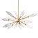 Rock Crystal LED Starburst in Gilded Brass (404|PLB0050-0A-GB-CS-001-L1)