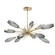 Aalto LED Starburst in Gilded Brass (404|PLB0049-0A-GB-RS-001-L1)
