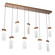 Parallel LED Pendant in Burnished Bronze (404|PLB0042-09-BB-CG-C01-L1)