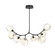 Gem LED Branch in Matte Black (404|PLB0039-BB-MB-A-001-L3-RTS)