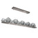 Gem LED Linear Suspension in Gunmetal (404|PLB0039-0E-GM-S-CA1-L1)