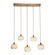 Coppa Five Light Pendant in Beige Silver (404|PLB0036-05-BS-OB-C01-E2)