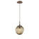 Aster One Light Pendant in Burnished Bronze (404|LAB0062-01-BB-B-C01-E2)