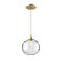 Terra One Light Pendant in Gilded Brass (404|LAB0047-01-GB-OC-C01-E2)