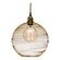 Terra One Light Pendant in Gilded Brass (404|LAB0047-01-GB-OA-C01-E2)