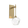Gem LED Wall Sconce in Gilded Brass (404|IDB0039-18-GB-C-L1)