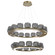 Vessel LED Chandelier in Gilded Brass (404|CHB0091-2B-GB-S-CA1-L3)