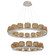 Vessel LED Chandelier in Beige Silver (404|CHB0091-2B-BS-B-CA1-L3)