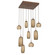 Vessel LED Pendant in Burnished Bronze (404|CHB0091-09-BB-B-C01-L3)