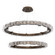 Tessera LED Chandelier in Flat Bronze (404|CHB0087-2T-FB-TE-CA1-L3)