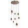 Pebble LED Pendant in Burnished Bronze (404|CHB0079-08-BB-PC-C01-L3)