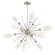 Fiori LED Chandelier in Beige Silver (404|CHB0071-0A-BS-WL-001-L3)