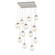 Aster LED Pendant in Beige Silver (404|CHB0066-12-BS-ZA-C01-L3)