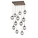 Aster LED Pendant in Burnished Bronze (404|CHB0066-12-BB-ZS-C01-L3)