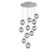 Aster LED Pendant in Classic Silver (404|CHB0066-11-CS-FS-C01-L1)