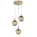 Aster LED Pendant in Gilded Brass (404|CHB0066-03-GB-GB-C01-L3)