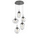 Cosmos Five Light Pendant in Graphite (404|CHB0065-05-GP-C-C01-E2)