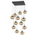 Nova 12 Light Pendant in Matte Black (404|CHB0064-12-MB-B-C01-E2)