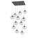 Nova 12 Light Pendant in Graphite (404|CHB0064-12-GP-C-C01-E2)