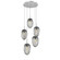 Meteo Five Light Pendant in Classic Silver (404|CHB0063-05-CS-S-C01-E2)