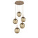 Aster Five Light Pendant in Novel Brass (404|CHB0062-05-NB-B-C01-E2)