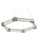 Axis LED Chandelier in Beige Silver (404|CHB0060-35-BS-GC-CA1-L1)