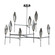 Rock Crystal LED Chandelier in Graphite (404|CHB0050-54-GP-CB-001-L3)