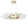 Rock Crystal LED Chandelier in Gilded Brass (404|CHB0050-42-GB-CC-CA1-L1)