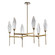 Rock Crystal LED Chandelier in Heritage Brass (404|CHB0050-37-HB-CA-001-L3)