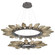 Rock Crystal LED Chandelier in Graphite (404|CHB0050-2T-GP-CB-CA1-L1)