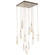 Rock Crystal LED Pendant in Beige Silver (404|CHB0050-12-BS-CB-C01-L3)