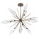 Rock Crystal LED Starburst in Flat Bronze (404|CHB0050-0B-FB-CC-001-L1)