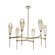 Aalto LED Chandelier in Heritage Brass (404|CHB0049-37-HB-RC-001-L1)