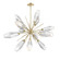 Aalto LED Starburst in Gilded Brass (404|CHB0049-0A-GB-RC-001-L1)