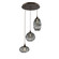 Misto Three Light Pendant in Flat Bronze (404|CHB0048-03-FB-OS-C01-E2)