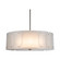 Textured Glass Four Light Chandelier in Gilded Brass (404|CHB0044-24-GB-FS-001-E2)