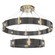 Parallel LED Chandelier in Heritage Brass (404|CHB0042-2C-HB-SG-CA1-L3)