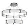 Parallel LED Chandelier in Gunmetal (404|CHB0042-2C-GM-CR-CA1-L1)