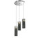 Parallel LED Pendant in Classic Silver (404|CHB0042-03-CS-SG-C01-L3)