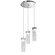 Parallel LED Pendant in Classic Silver (404|CHB0042-03-CS-CG-C01-L3)