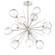 Gem LED Starburst in Beige Silver (404|CHB0039-0H-BS-C-001-L1)