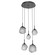 Gem LED Pendant in Satin Nickel (404|CHB0039-05-SN-S-C01-L3)