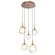 Gem LED Pendant in Burnished Bronze (404|CHB0039-05-BB-A-C01-L3)