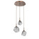 Gem LED Pendant in Burnished Bronze (404|CHB0039-03-BB-S-C01-L3)