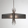 Ironwood Four Light Chandelier in Matte Black (404|CHB0032-0D-MB-IW-001-E2)