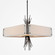 Ironwood Four Light Chandelier in Gunmetal (404|CHB0032-0D-GM-IW-001-E2)