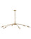 Atera LED Chandelier in Heritage Brass (138|FR33328HB)