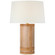 Lignum LED Table Lamp in Light Oak and Natural Rattan (268|MF 3010LO/NRT-L)